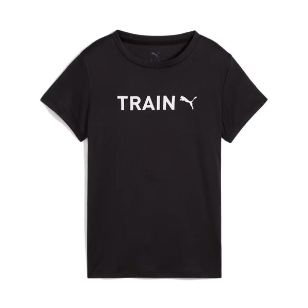 Puma  T-Shirts, Tops und Polos Schwarz - GRAFISCHES TRAININGS-T-SHIRT - L - Ref.