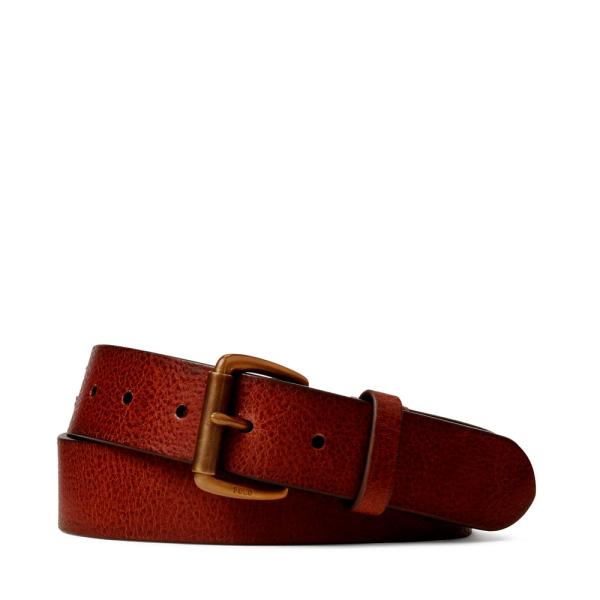 Ralph Lauren CINTURA IN PELLE CONSUMATA - 34 Marrone- Ref.