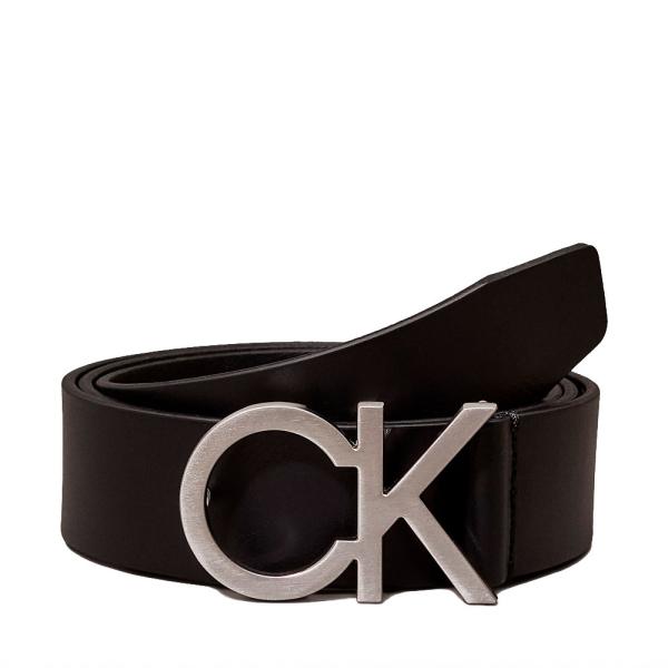 Calvin Klein CINTURÓN DE PIEL CON LOGO - 100 Negro- Ref.