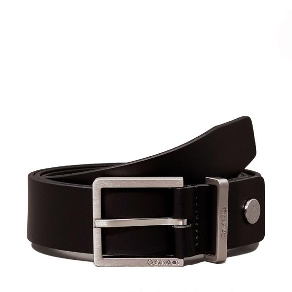 Calvin Klein LÄSSIGER LEDERGÜRTEL - 100 Schwarz- Ref.