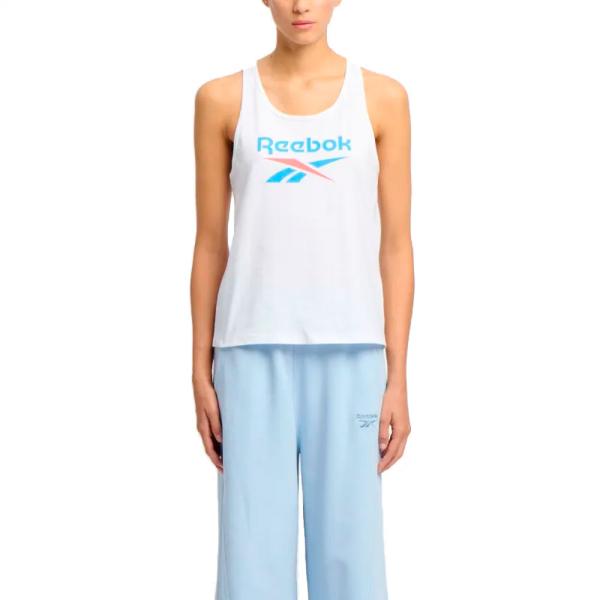 Reebok  Camisetas, tops y polos Blanco - CAMISETA SIN MANGAS IDENTITY BIG LOGO - XS - Ref.