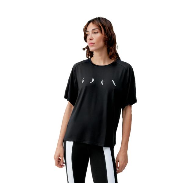 Born Living Yoga  Vêtements de sport Noir - T-SHIRT VERO - M - Ref.