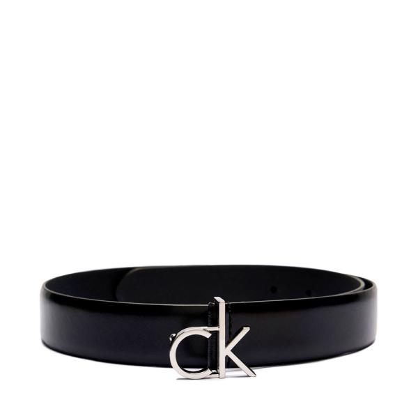 Calvin Klein Ceinture en cuir avec logo - 75 Noir- Ref.