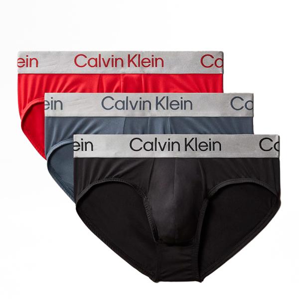 Calvin Klein Underwear  Unterwäsche Mehrfarbig - 3er-Pack Slips - Micro Stretch - S - Ref.