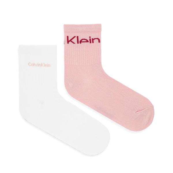 Calvin Klein  Calcetines y Medias Rosa - Pack de 2 Calcetines Tobilleros - UNICA - Ref.