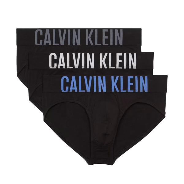 Calvin Klein Underwear  Unterwäsche Schwarz - 3er-Pack Slips – Intensive Power-Baumwolle - M - Ref.