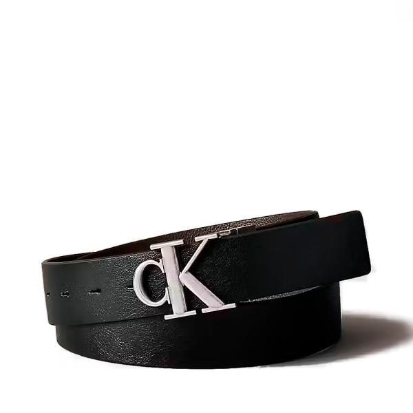 Calvin Klein Cintura con fibbia monogramma - 105 Nero- Ref.