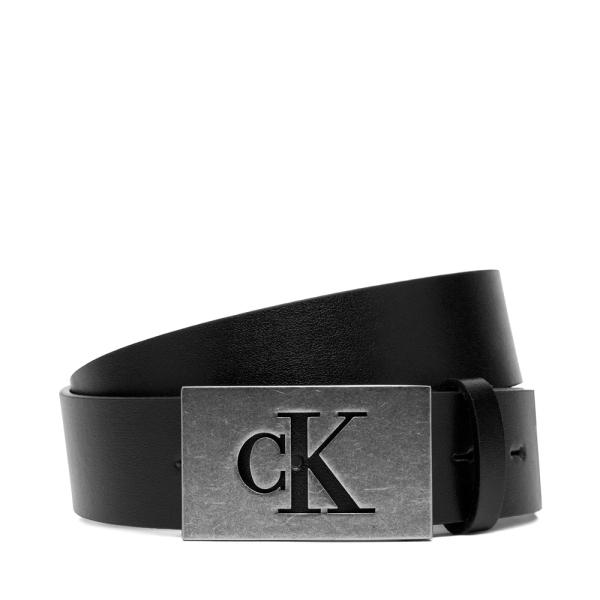 Calvin Klein Cintura a placca liscia - 95 Nero- Ref.