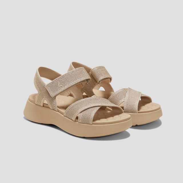 VIVAIA Sport Sandals (Kiara)|GOLDEN ALMOND|UK 7.5