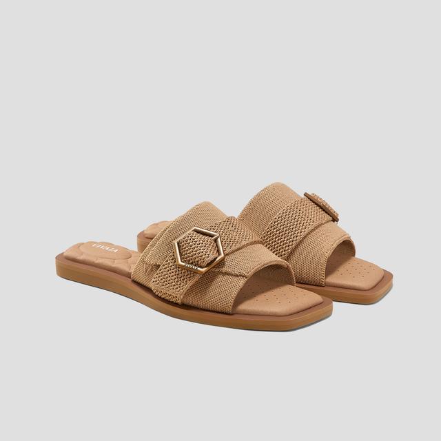 VIVAIA Pillow Top Slide Sandal (Micah)|NUTMEG|EU 36.5