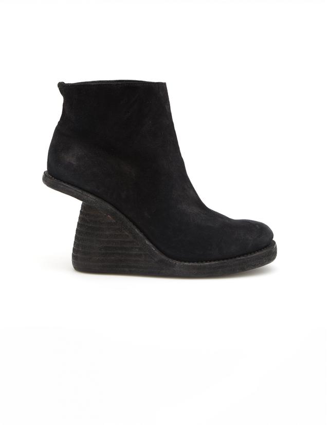 Guidi Italian Suede Wedge Ankle Boots | SV77