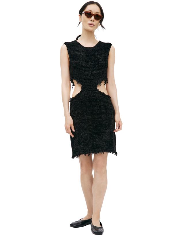 Jil Sander Black dress with cutouts