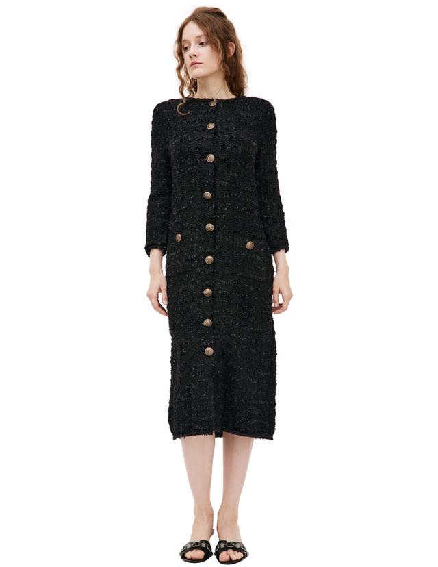 Balenciaga Black tweed dress
