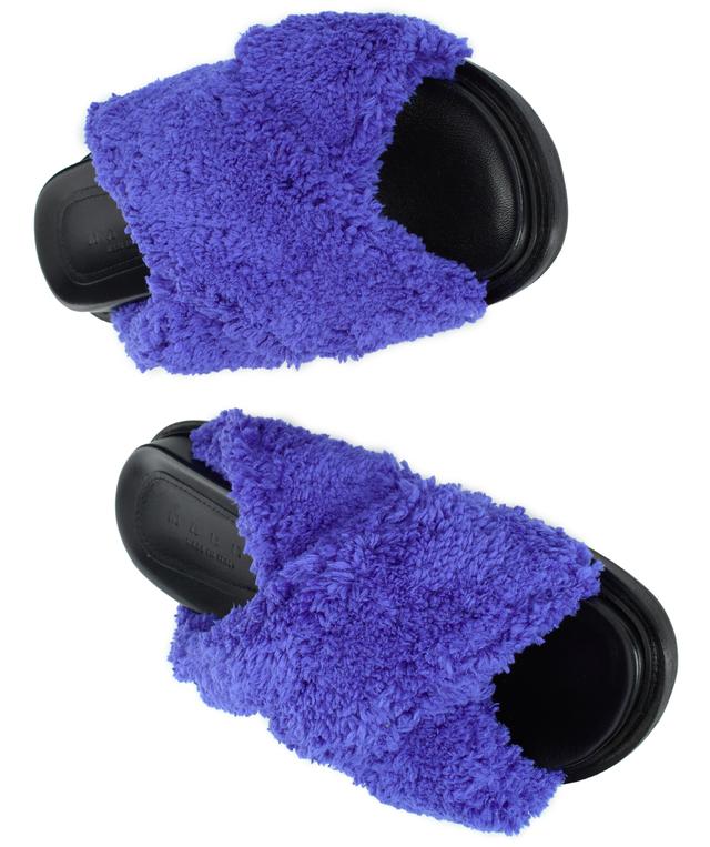 Marni Fussbett Cross Leather Sandals Italian Summer Footwear