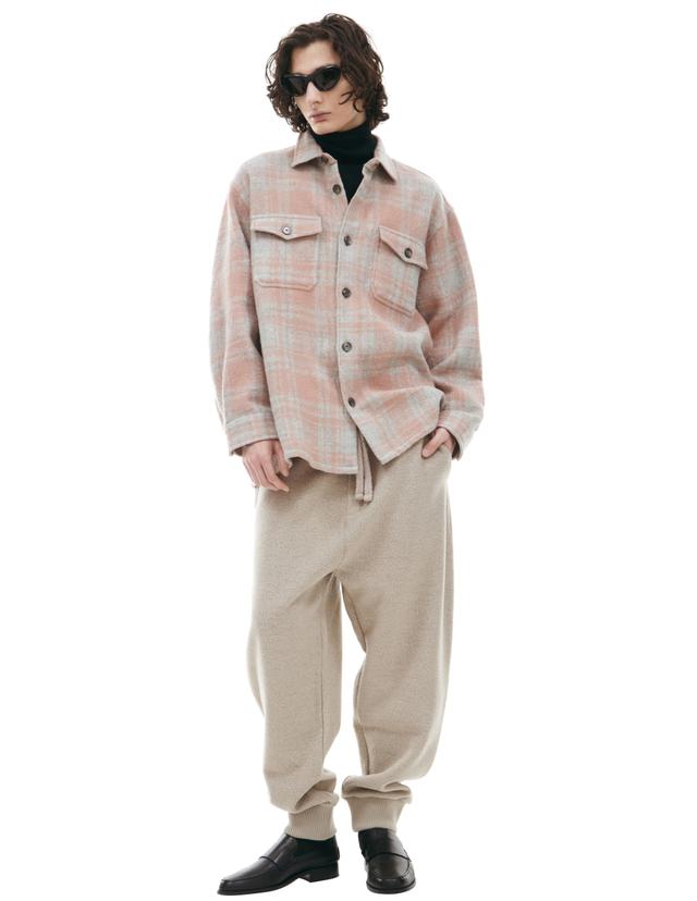 AMI PARIS Plaid flannel shirt