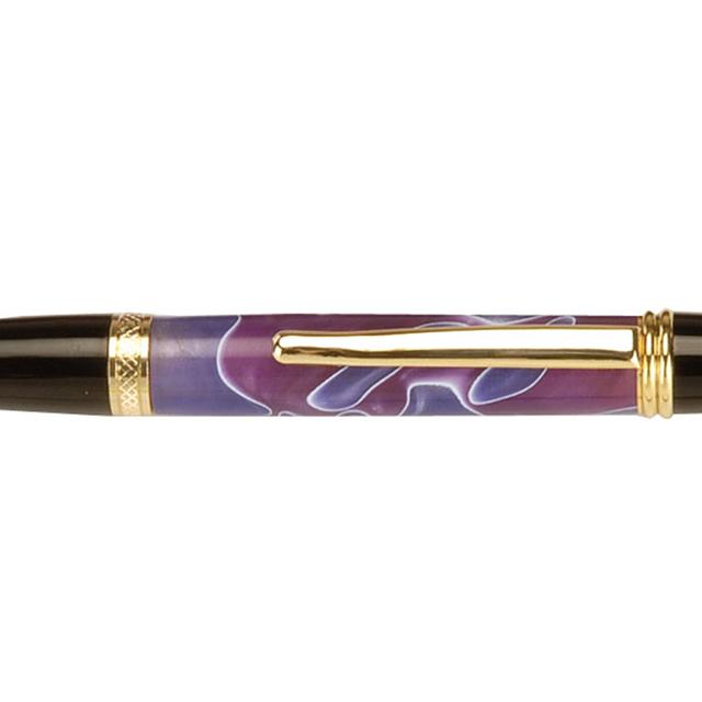 WoodRiver Acrylic Pen Blank - 3/4" x 3/4" x 5" - Purple Rain
