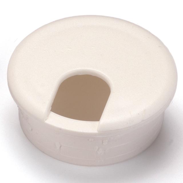 WoodRiver 2" Cable Management Plastic Grommet White