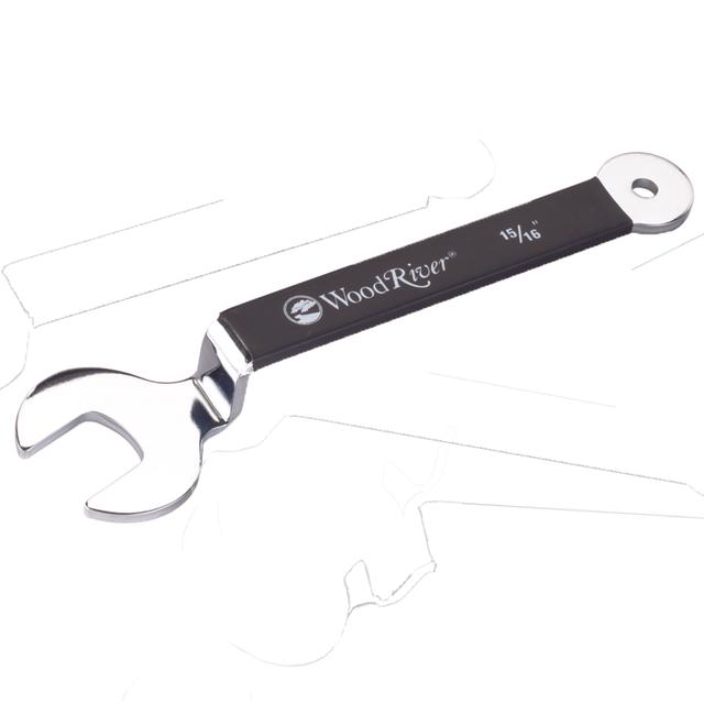 WoodRiver Offset Router Collet Wrench For Bosch, Makita and 3-1/4HP Triton Routers - 15/16"