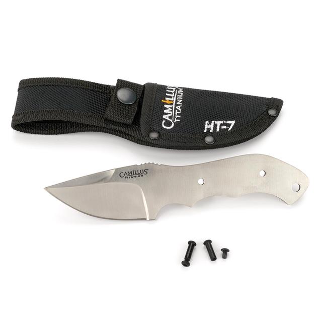 Camillus Fixed Blade Knife for Hunting and Fishing HT-7 - 7" - Unfinished Kit