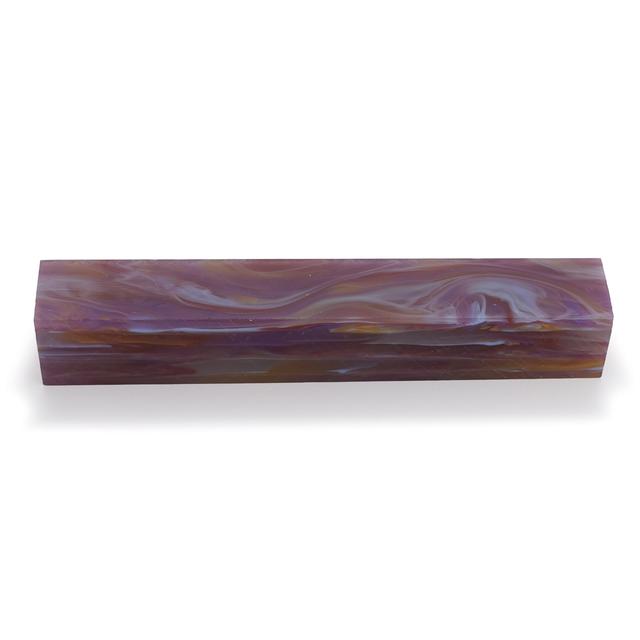 WoodRiver Acrylic Pen Blank - 3/4" x 3/4" x 5" - Lavender Fields