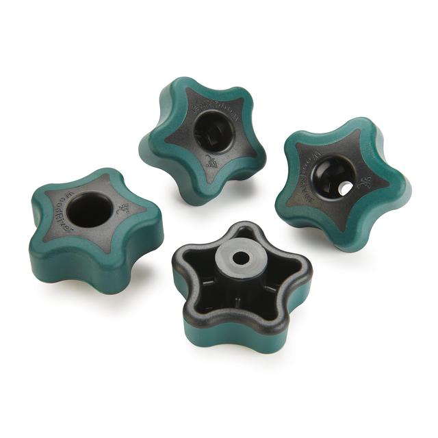 WoodRiver TPR Grip Knobs - 1/4" - 4 Pack