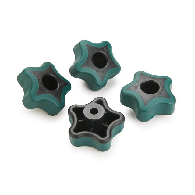 WoodRiver TPR Grip Knobs - 5/16" - 4 Pack