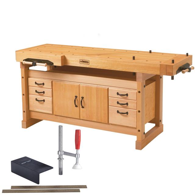 SjÃ¶bergs Elite 2000 Workbench with SM04 Storage Cabinet and Accessory Kit