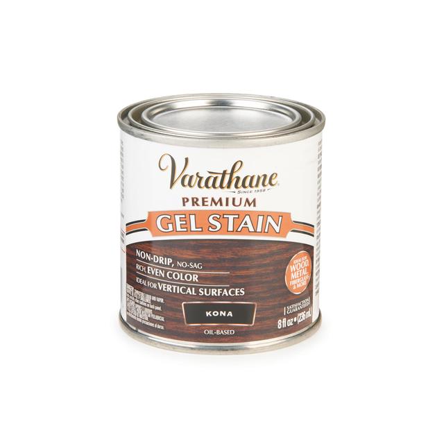 Varathane Premium Gel Stain - Oil Based - Kona - 1/2 Pint