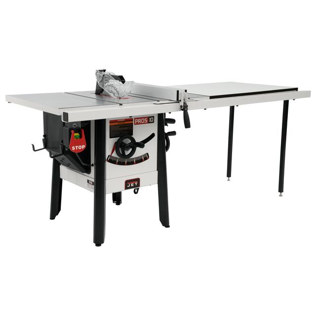 Jet ProShop II 10" Table Saw with Cast Wings and 52" Rip Capacity - 1-3/4 HP 1 Ph 115V - JPS-10