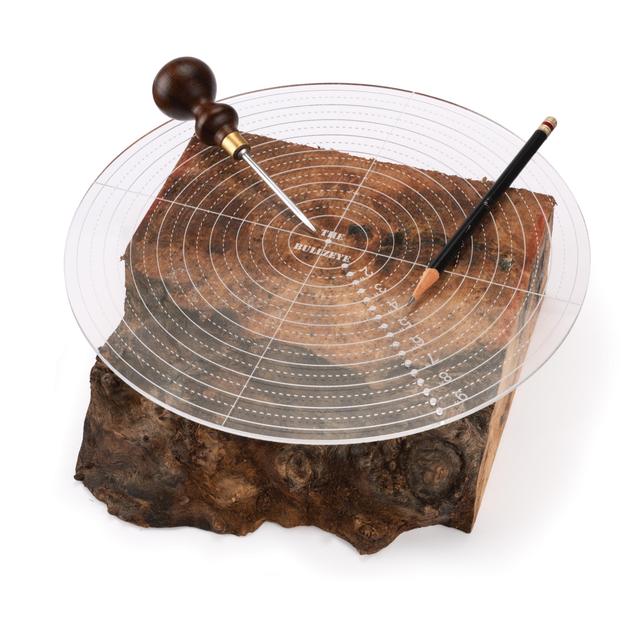 The Bullzeye Woodturner's Center Finder