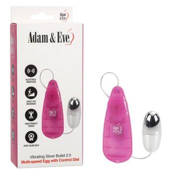Adam & Eve Vibrating Silver Bullet 2.0