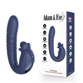 Adam & Eve The Big Baller Thrusting and Rolling Dual Stimulator