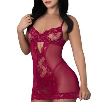 Black Cherry Demi Cup Chemise