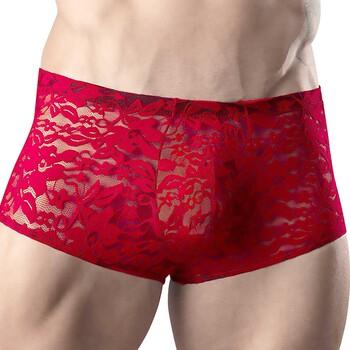 Men's Stretch Lace Mini Trunk