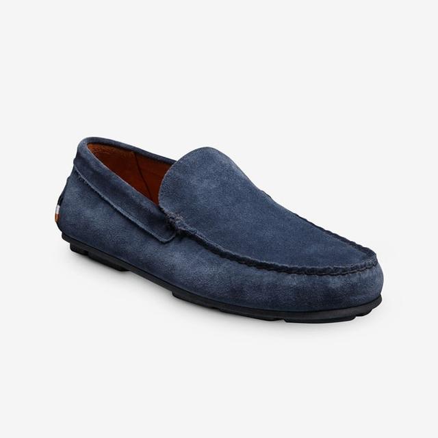 Allen Edmonds Santiago Driving Loafer in Navy Suede, size 9.5 D