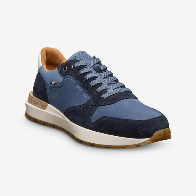 Allen Edmonds Lionel Lace-up Sneaker in Navy Sea Suede, size 13.0 D