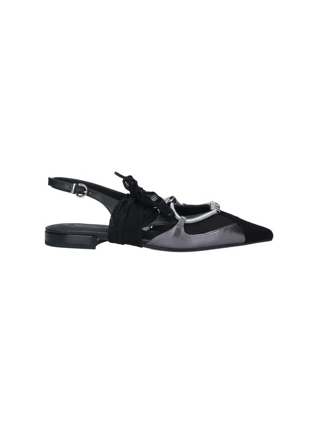 Pinko Flat shoes Black Upper: Goat Leather - Women