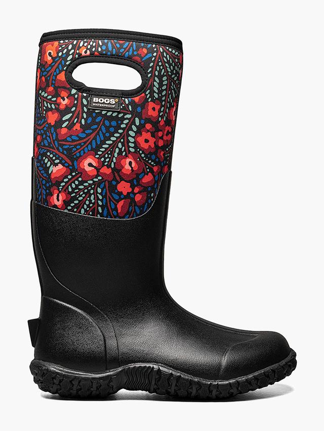 Bogs Boots Mesa Super Flowers Women's Waterproof Insulated Boots Black Multi Size 7