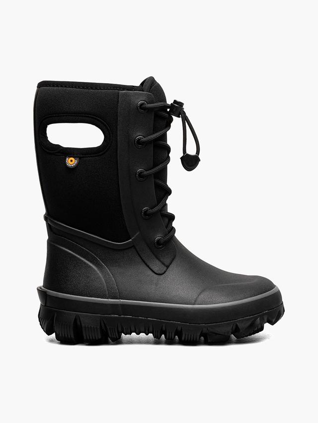 Bogs Boots Arcata II Lace Kids' Winter Boots Black Size 10 Little Kid