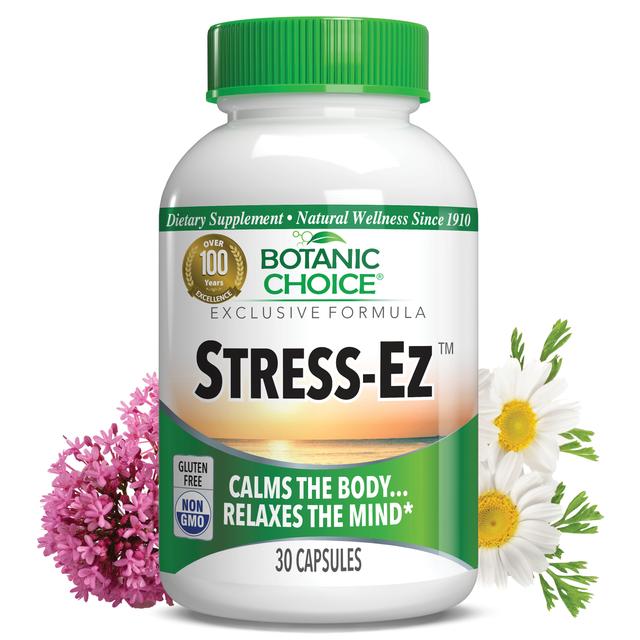 Stress-Ez™ - Stress Relief Support Supplement - 30 Capsules