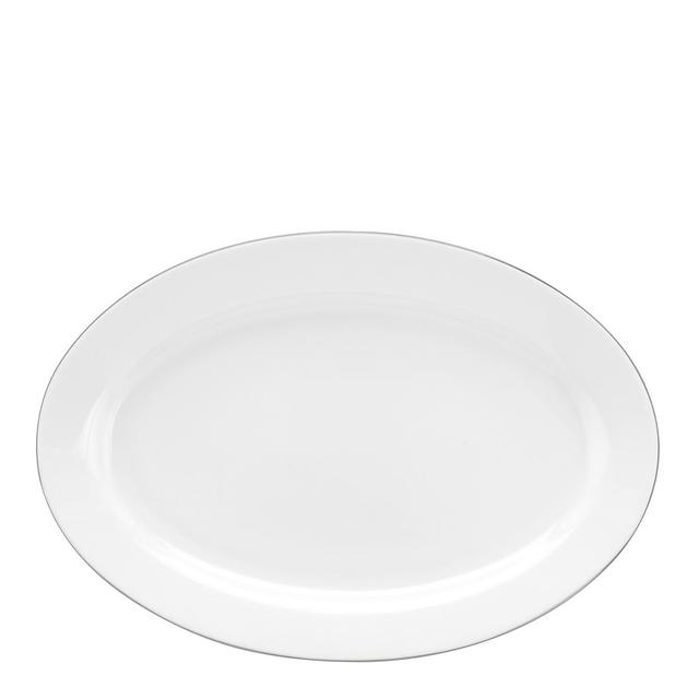 Royal Worcester White Platinum Serendipity Fine Bone China Oval Platter