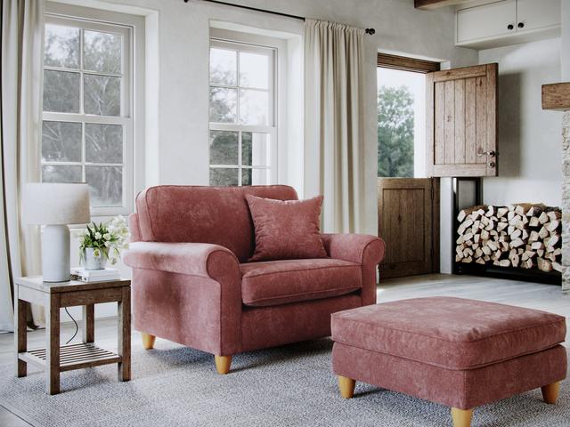 The Great Sofa Company Abingdon Snuggle Chair Glory Deep Terra