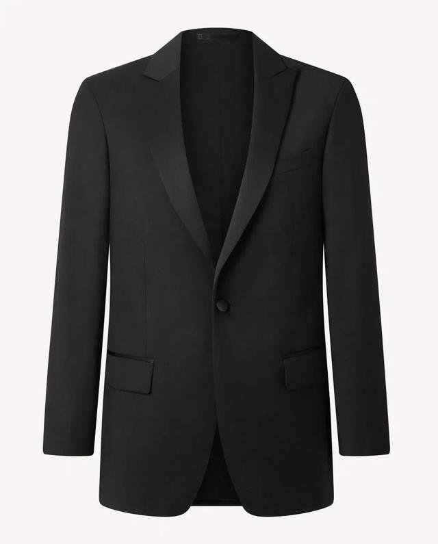 Kilgour Savile Row Kilgour Peak Lapel Black Dinner Suit for Men - Size 42