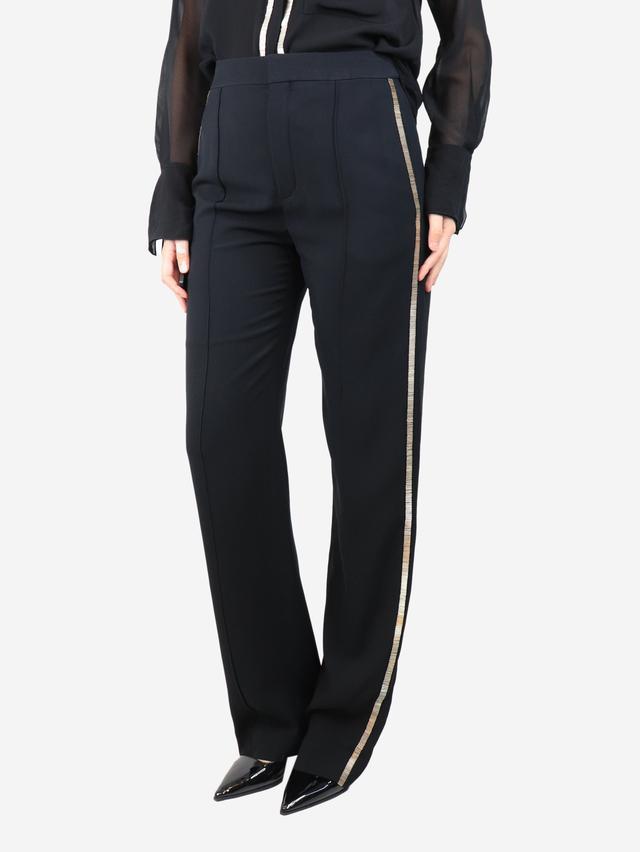 Pre-Loved Chloe Black embellished trousers - Size 8