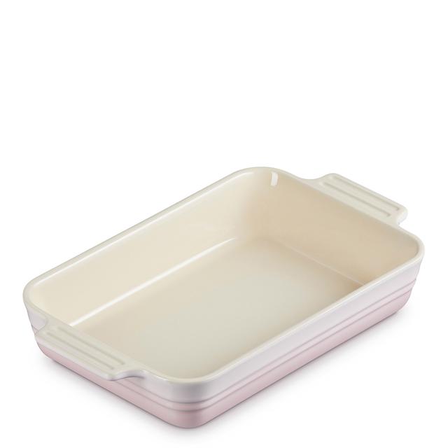 Le Creuset Shell Pink Stoneware Classic Rectangular Dish 25cm