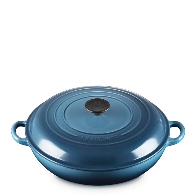 Le Creuset Classic Marine Cast Iron Shallow Casserole 30cm