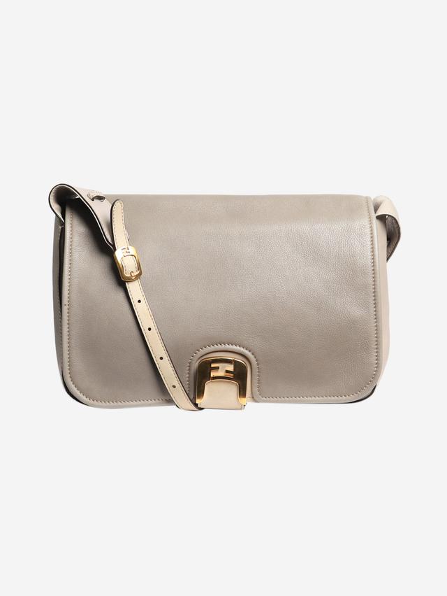 Pre-Loved Fendi Grey 2Jours neoprene 2way bag - Size Standard