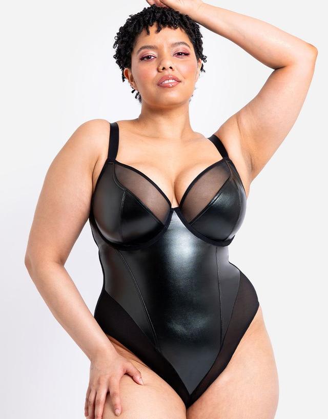 Curvy Kate Curvy Kate Rebelle Plunge Body Black - Size 38H