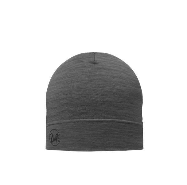 BUFF Merino Lightweight Beanie Solid Grey Unisex