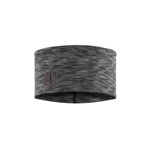 BUFF Merino Wide Headband Multistripes Fog Grey Unisex